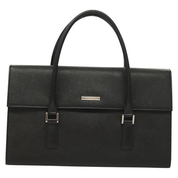 Burberry Black Leather handbag - Picture 1 of 10